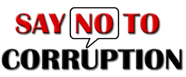say no to corruption logo